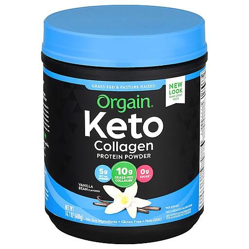 Orgain Collagen Protein Powder, Keto, Vanilla