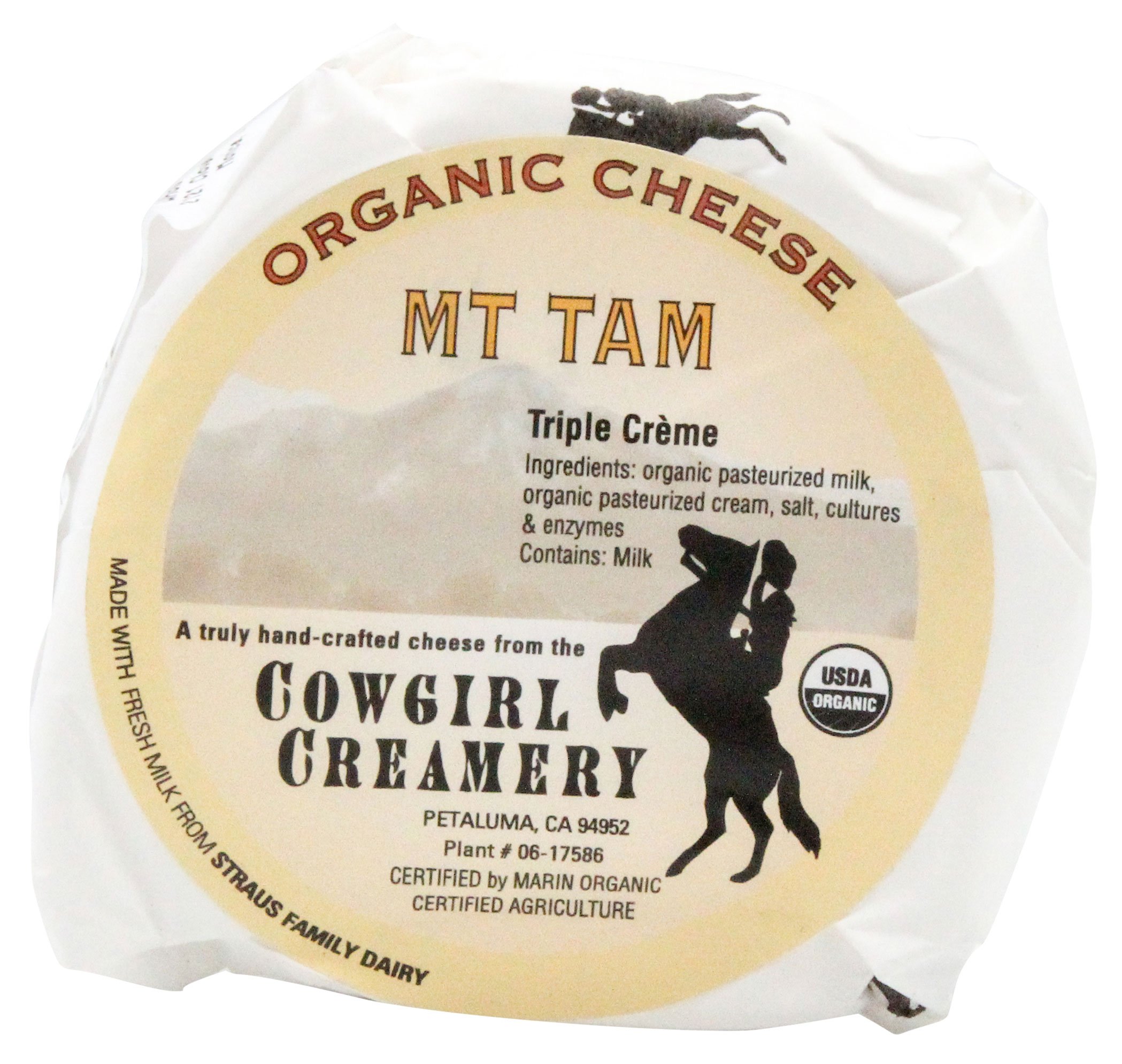 Cowgirl Creamery Mt Tam Cheese, 8 Oz