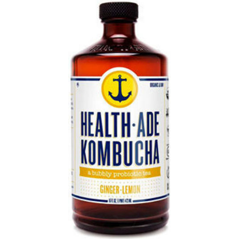 HOA Health-Ade Kombucha Ginger Lemon 16oz Bottle