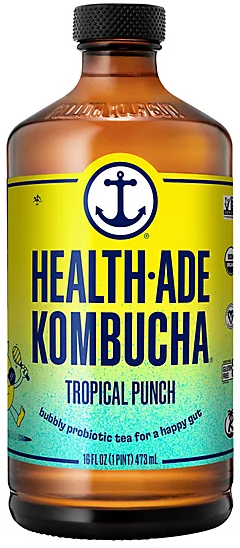Health-Ade Kombucha, Tropical Punch 16 Fl Oz