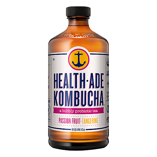 Health Ade Passion Fruit Tangerine Kombucha - 16 Fl Oz