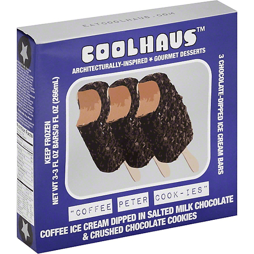 CoolHaus Coffee Peter Cook-ies Ice Cream Bars