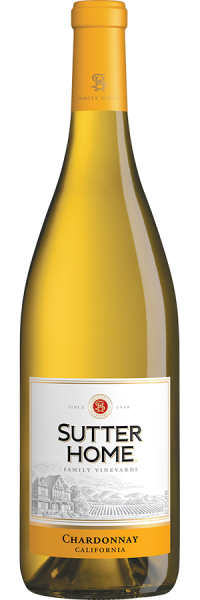 Sutter Home Chardonnay White Wine, 750mL Wine Bottle, 13.1% ABV