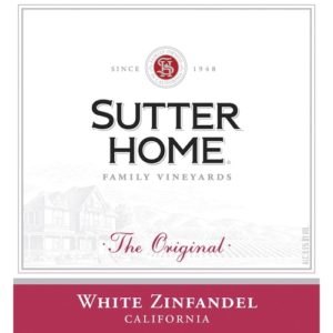 Sutter Home Winery The Original White Zinfandel