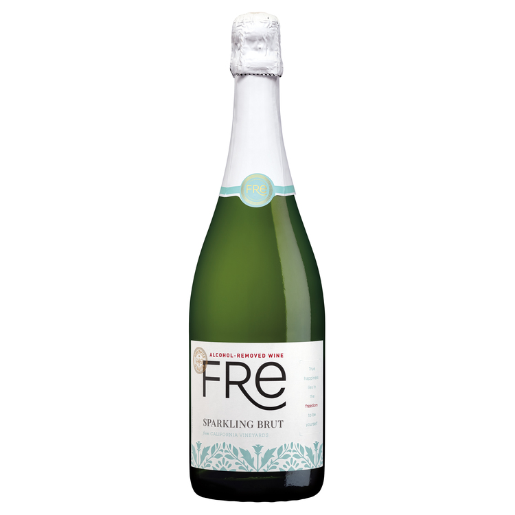 Fre Sparkling Brut Wine, Alcohol Removed, 750m L Wine Bottle