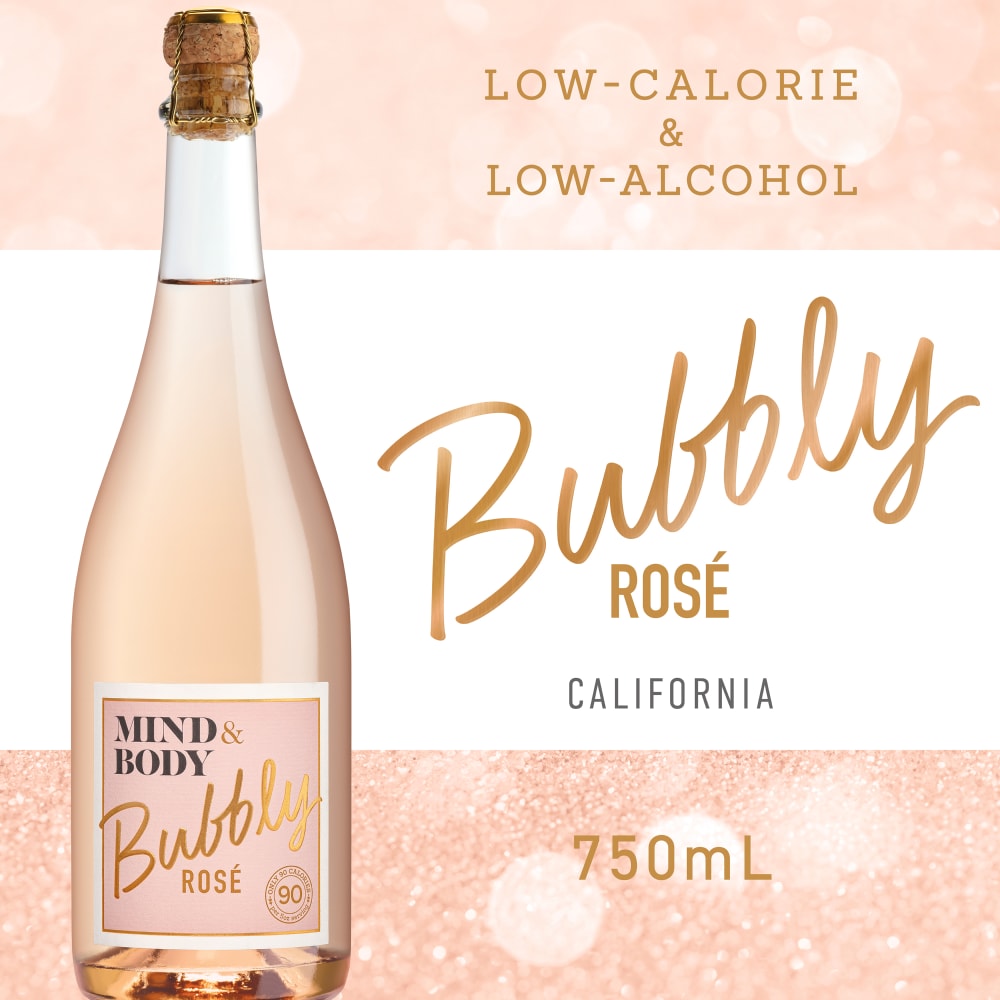 Mind & Body Bubbly Rose California 2021 750Ml