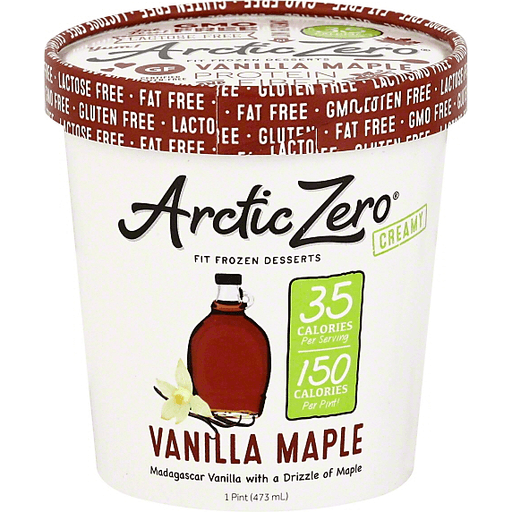 Arctic Zero Creamy Fit Frozen Desserts Vanilla Maple