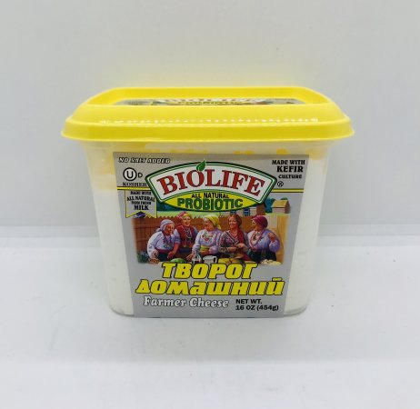 Biolife All Natural Farmer Cheese Homemade (454g.)