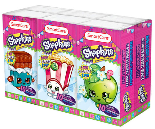 License 2 Play Inc Brush Buddies Shopkins Face Tissues