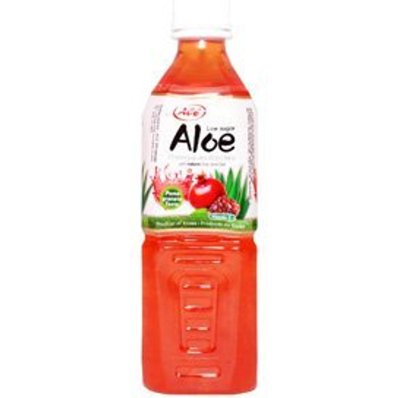 Alameda J Market & Deli Ace Aloe Pomegranate Juice 16.9oz Plastic Bottle