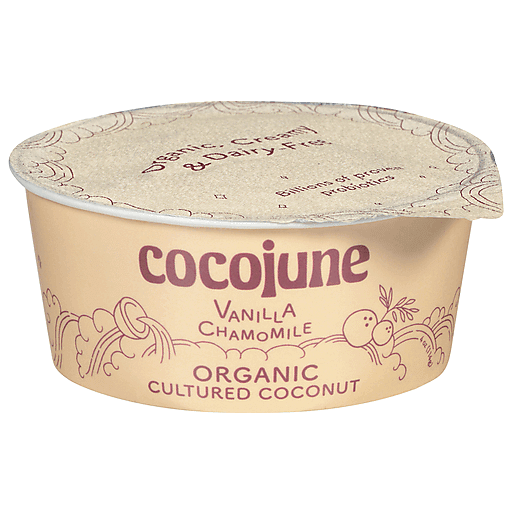 Cocojune Organic Cultured Coconut Vanilla Chamomile Yogurt