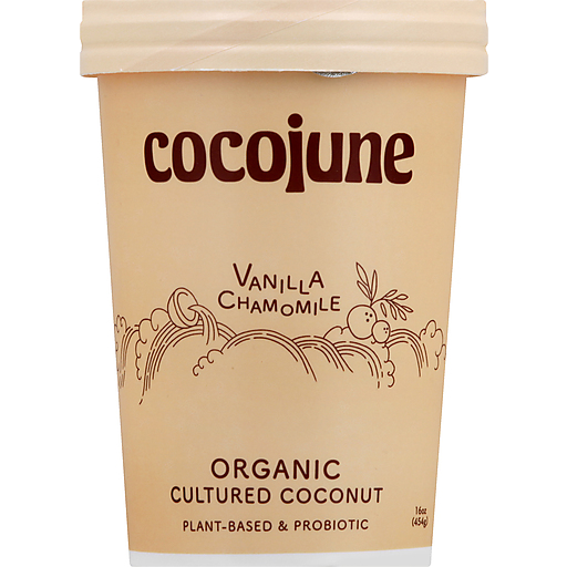Cocojune Cultured Coconut, Organic, Vanilla Chamomile 16 Oz