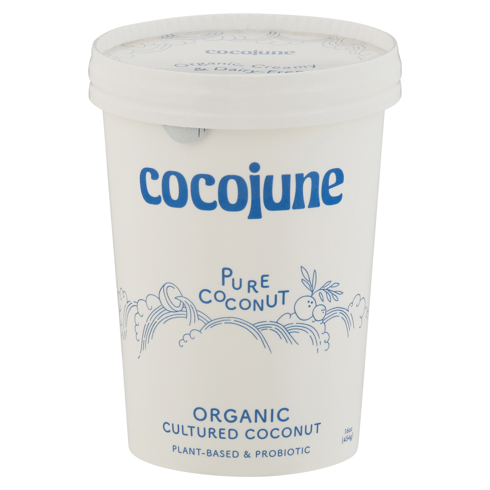 Cocojune Cultured Coconut, Organic, Pure Coconut 16 Oz
