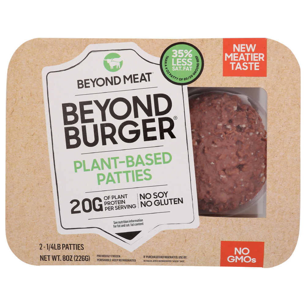 Beyond Meat Burger Plant-Based Patties - 8oz/2ct