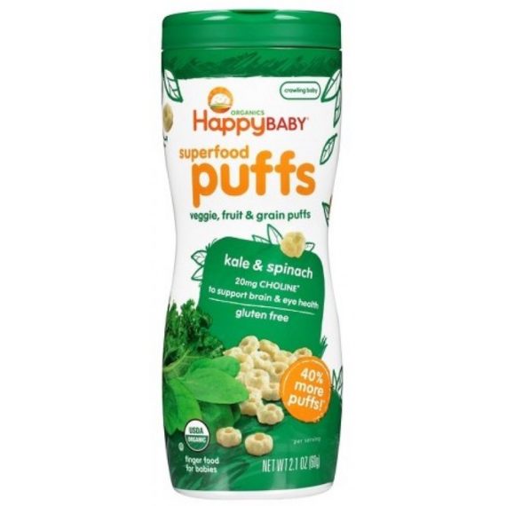 Happy Baby ORGANICS Puffs Kale & Spinach