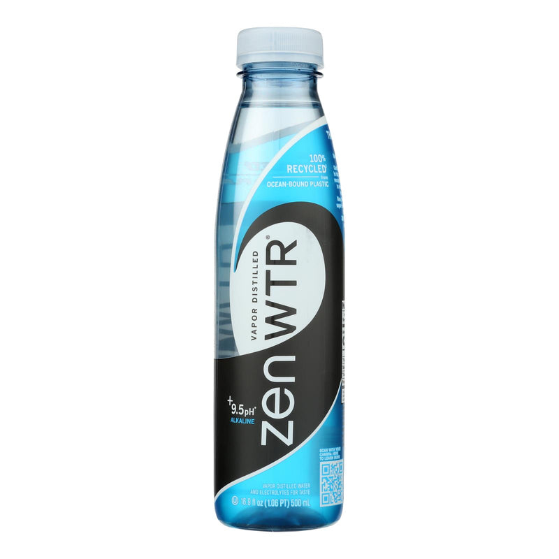 Zen Wtr 9.5 pH Vapor Distilled Water 16.9 Fl Oz