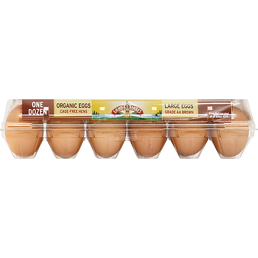 Land O Lakes Eggs, Brown, Organic, Large