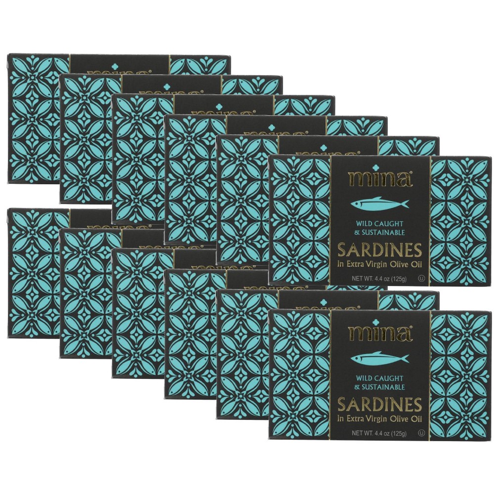 Mina Sardines In Extra Virgin Olive Oil - Case Of 12/4.4 Oz