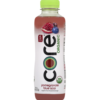 Core Beverage, Organic, Pomegranate Blue Acai (18 Oz)