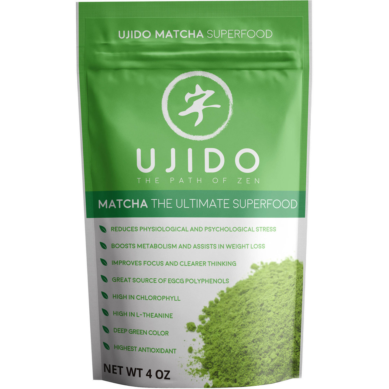 Ujido Matcha Green Tea Powder 4 Oz