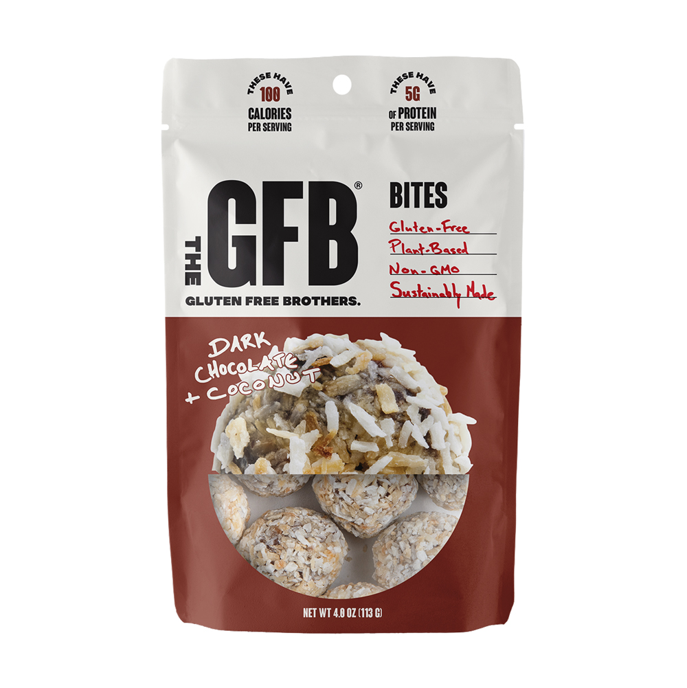 The GFB Gluten Free Bar Dark Chocolate Coconut Bites - 4oz