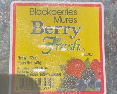Berry Fresh Blackberries - 12 Oz