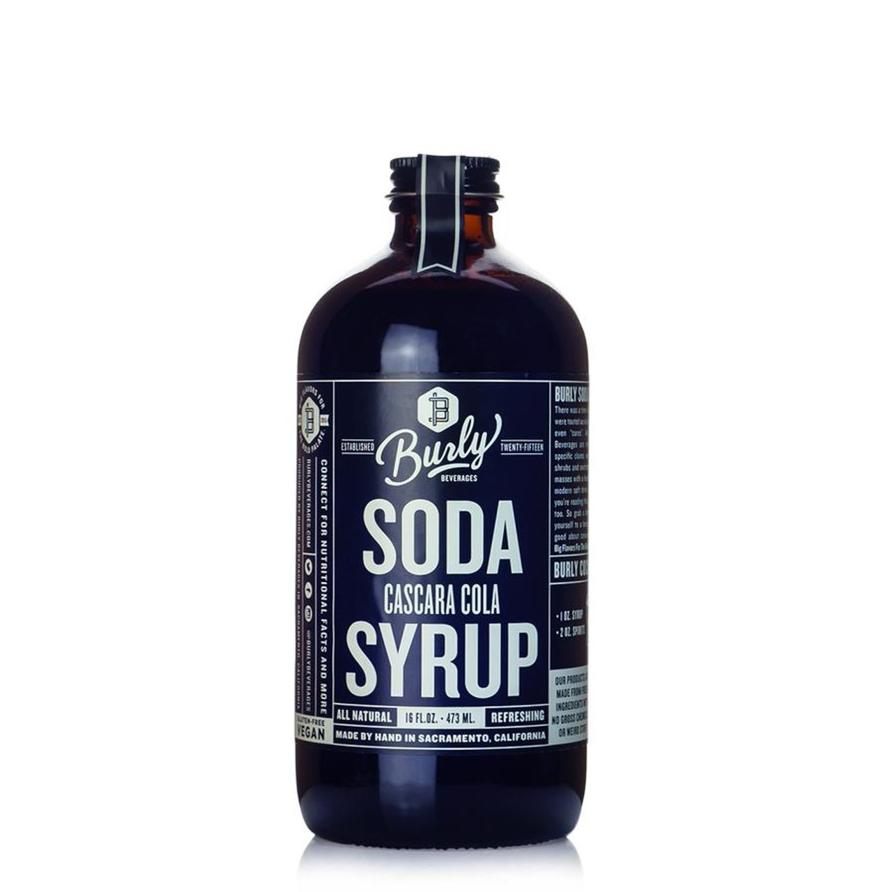 Burly Soda Cascara Cola Syrup 473ml