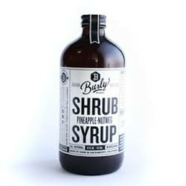 Burly Shrub Pineapple Nutmeg Syrup 473ml