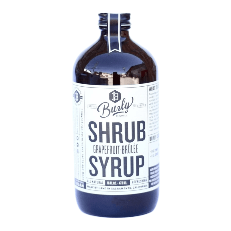 Burly Shrub Grapefruit Brulee Syrup 473ml