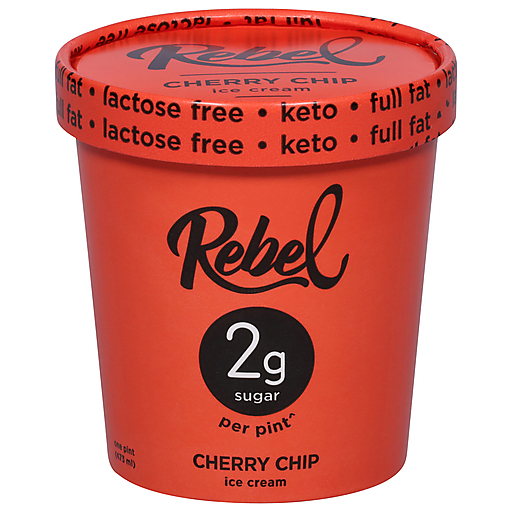 Rebel Cherry Chip Ice Cream 1 Pt
