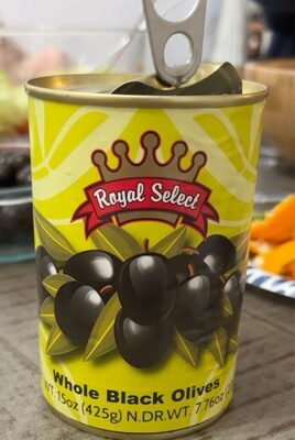 Royal Select Whole Black Olives