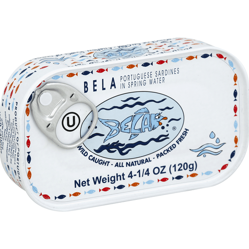 Bela Portuguese, In Spring Water Sardines - 4.25 Oz