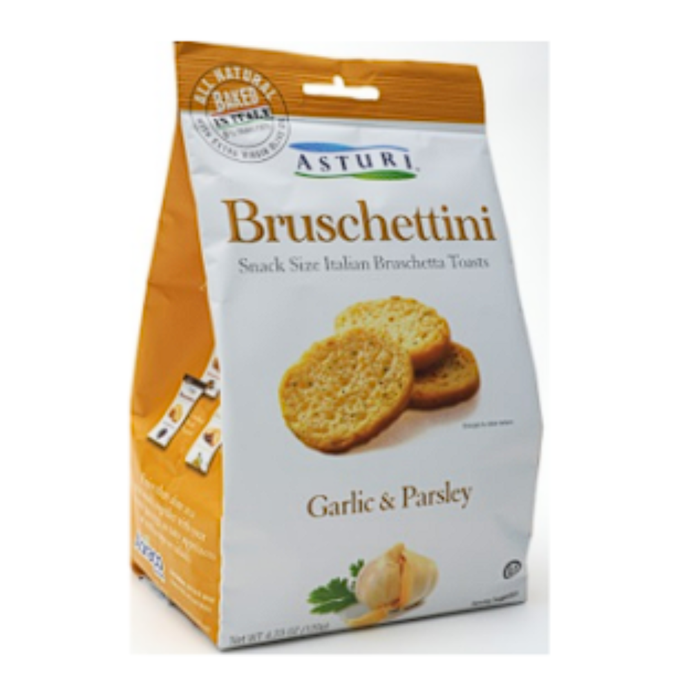 Asturi Bruschettini, Garlic & Parsley 4.23 Oz