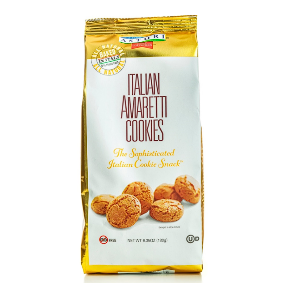 Asturi Italian Amaretti Cookies, 6.35oz