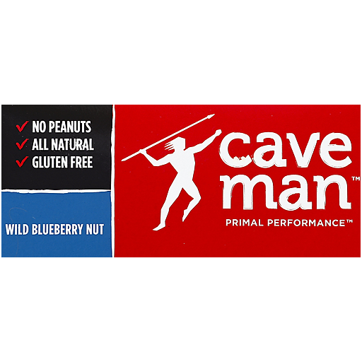 Caveman Bar, Wild Blueberry Nut (15x1.4 OZ)