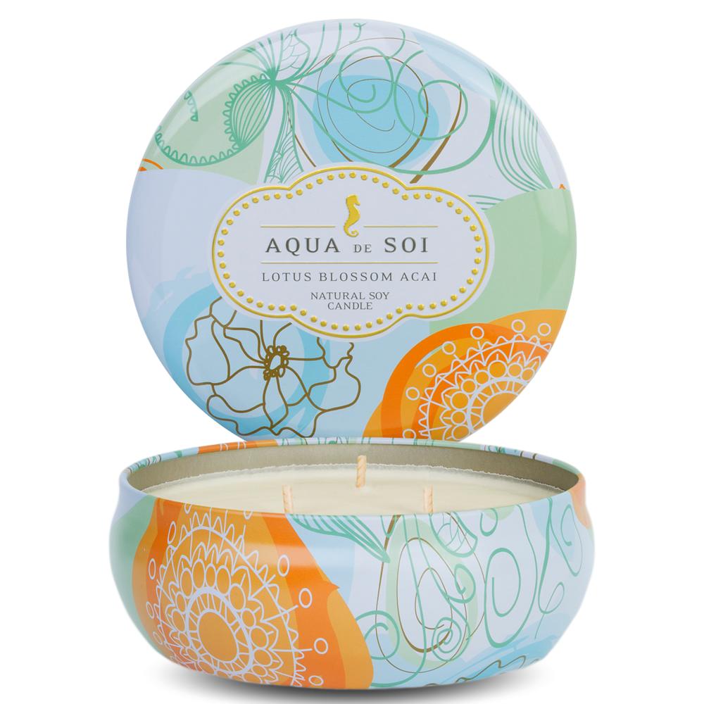 Aqua De Soi Lotus Blossom Acai Candle