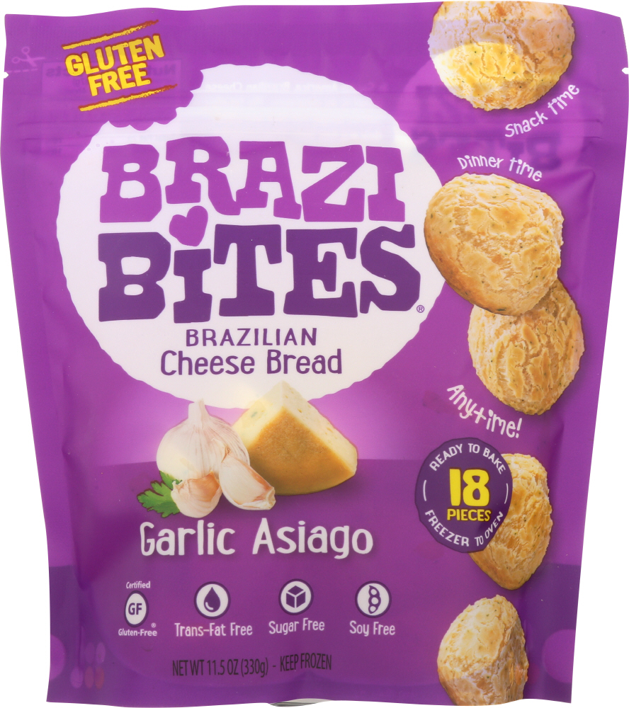Brazi Bites Garlic Asiago Brazilian Cheese Bread - 11.5oz