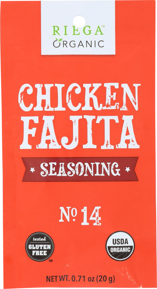 Riega Organic Chicken Fajita Seasoning Mix 0.71 Oz
