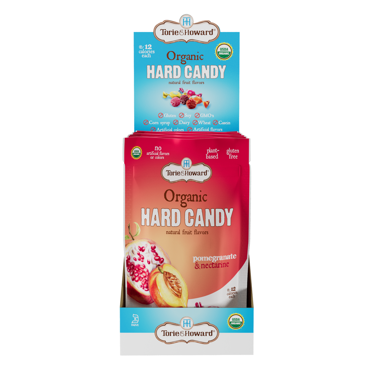 Torie & Howard Hard Candy, Pomegranate Nectarine, Organic 3.5 Oz
