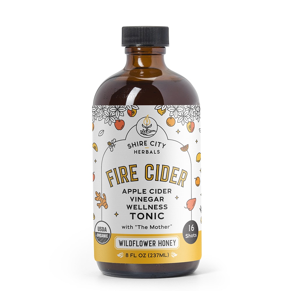 Fire Cider Organic Original Apple Vinegar Tonic