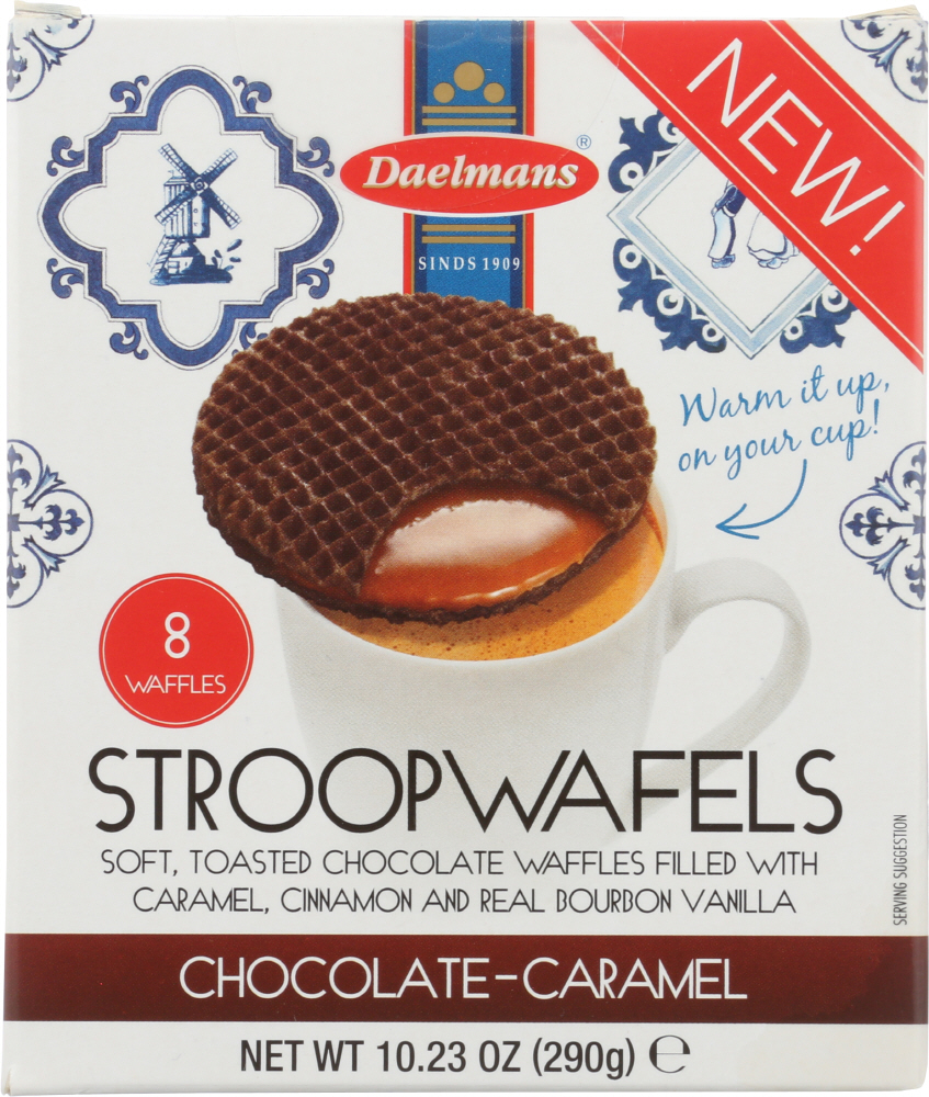 Daelman's Jumbo Chocolate Caramel Stroopwafels, 10.23 Oz