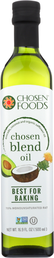 Chosen Foods Organic Safflower, Avocado & Coconut Oil Blend