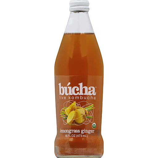Bucha Live Kombucha, Lemongrass Ginger