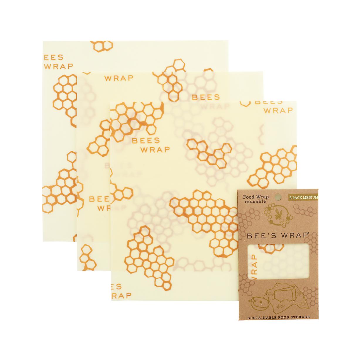 Bee's Wrap Medium Wraps Set Of 3
