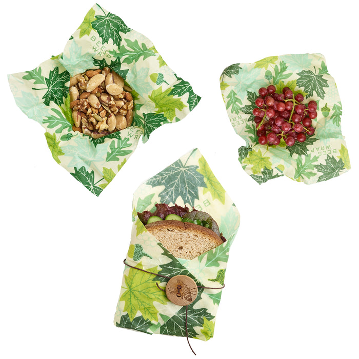 Bee's Wrap Lunch Pack 2 Medium 1 Sandwich