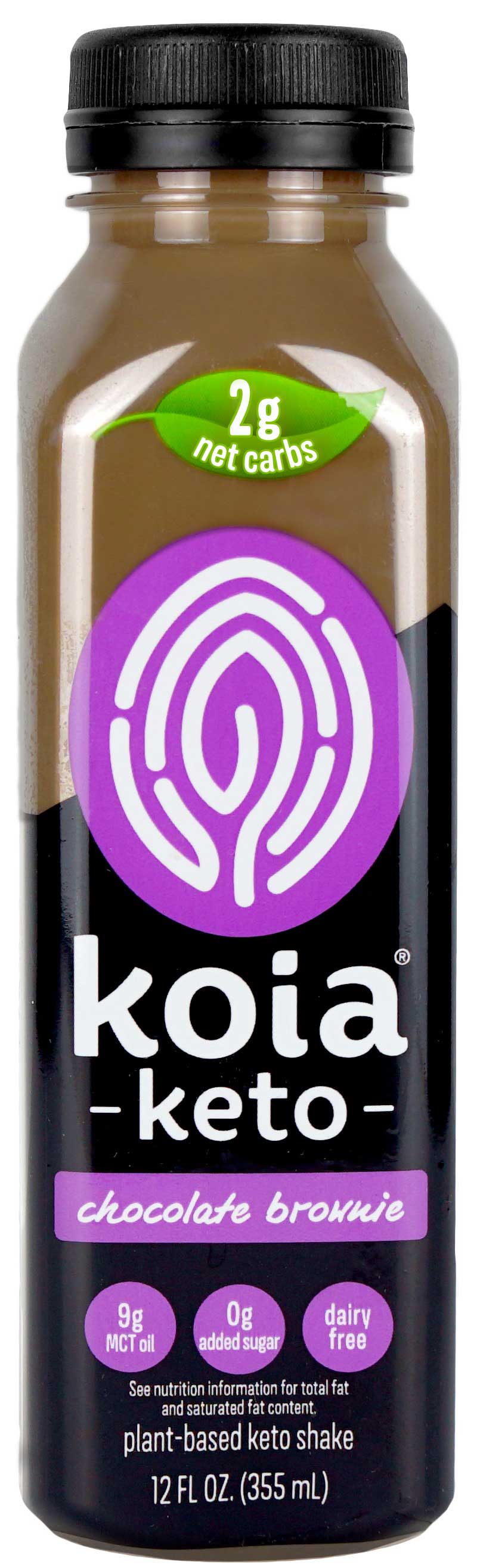 Koia Plant-Based Chocolate Brownie Keto Shake 12 Oz