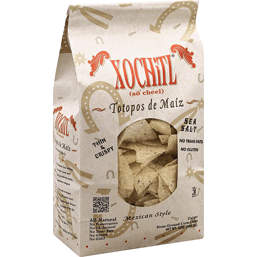 Xochitl Corn Chips, White, Sea Salt, Mexican Style