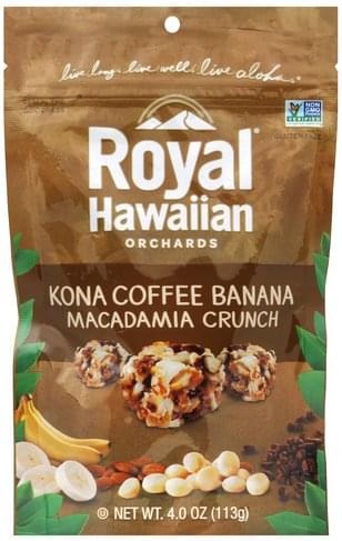 Royal Hawaiian Orchards Kona Coffee Banana Macadamia Crunch