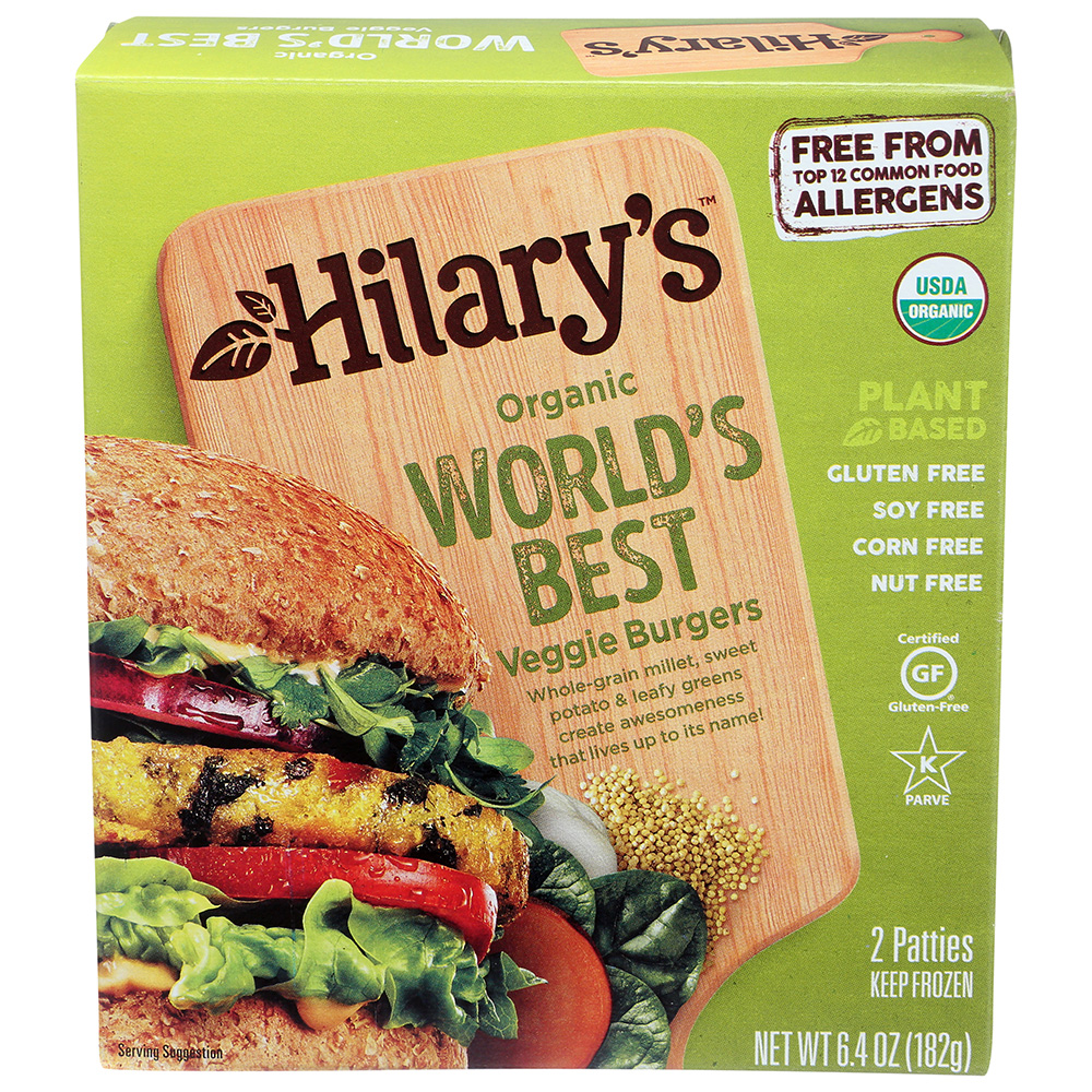Hilary's Organic World’s Best Veggie Burger