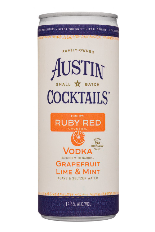 Austin Cocktails Sparkling Fred's Ruby Red Cocktail Can 250ml